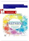 Test Bank for Fundamentals of Nursing: Active Learning for Collaborative Practice 3rd Edition By Barbara L Yoost LATEST VERSION INSTANT PDF DOWNLOAD