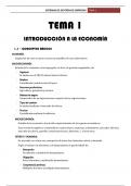 Tema 1 - Introducción a la economía