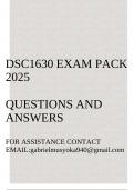 DSC1630 Exam pack 2025(Introductory Financial Mathematics)