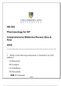 NR 293 (PHARMACOLOGY FOR NP) COMPREHENSIVE MIDTERMS REVIEW 2025