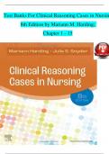 TEST BANK for Clinical Reasoning Cases in Nursing 8th Edition by Test Mariann M. Harding All Chapter 1-15