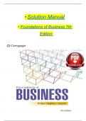 Solution manual for foundations of business 7th edition by william m pride