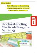 Test Bank for Davis Advantage for Understanding Medical-Surgical Nursing, 7th Edition, by Linda S. Williams, Paula D. Hopper. | 9781719644587 |All Chapters (1-57) LATEST