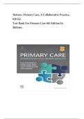 Test Bank Primary Care, Interprofessional Collaborative Practice, 6th Edition Chapter 1-250 || All Chapters updated 2024|2025