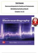 Test bank for electrocardiography for healthcare professionals 5th edition kathryn booth