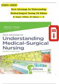 Test Bank for Davis Advantage for Understanding Medical-Surgical Nursing, 7th Edition, by Linda S. Williams, Paula D. Hopper. | 9781719644587 |All Chapters (1-57) LATEST