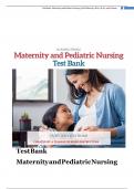 Test Bank For Maternity and Pediatric Nursing 3rd Edition By Ricci Kyle Carman with Question and Answers, From Chapter 1-51 and rationale. ISBN NO-10,9781451194005||ISBN NO-13,978-1451194005,Complete Guide A+