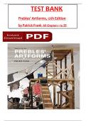 TEST BANK - Prebles' Artforms, 12th Edition by Patrick Frank,  All 1-25 Chapters Covered ,Latest Edition