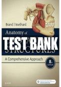 TEST BANK FOR Anatomy of Orofacial Structures: A Comprehensive Approach 8th Edition by Richard W Brand, Donald E Isselhard |complete guide