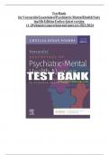 Test Bank for Varcarolis- Essentials of Psychiatric Mental Health Nursing, 5th Edition by Fosbr