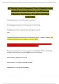 ATI Testing Level 2 Proctored Exam: Questions with  Detailed Answer Rationale from Esteemed  Educators Worldwide, Compiled by Global  Authorities 