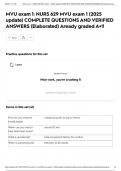 MVU exam 1: NURS 629 MVU exam 1 (2025 update) COMPLETE QUESTIONS AND VERIFIED ANSWERS (Elaborated) Aready graded A+!!