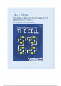 (Exam Elaborations) MOLECULAR BIOLOGY OF THE CELL, SIXTH EDITION BRUCE ALBERTS TEST BANK ALL CHAPTERS COMPLETE QUESTIONS WITH ANSWERs KEY