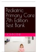 Test Bank for Burns' Pediatric Primary Care 7th Edition All chapters Covered