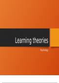 A-level Learning Theories