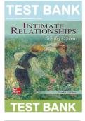 Test bank for Intimate Relationships 9th Edition by Rowland Miller ISBN: 9781260804263||Complete Guide A+