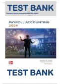 Test Bank for Payroll Accounting 2024 10th Edition by Jeanette Landin , Paulette Schirmer || Complete Guide A+