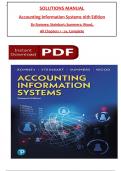 Solution Manual - Accounting Information Systems 16th Edition by Romney; Steinbart; All 1-24 Chapters Covered ,Latest Edition