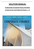 Solution Manual for Fundamentals of Corporate Finance, 5th Edition by Robert Parrino, David Kidwell, Verified Chapters 1 - 21, Complete Newest Version