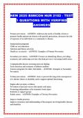 NEW 2025 BSMCON NUR 2102 - TEST 1 QUESTIONS WITH VERIFIED ANSWERS