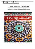 Test Bank for Living with Art, 13th Edition (Getlein), Chapter 1 - 23 > Download as a Pdf File <