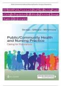 TEST BANK FOR Public/Community Health and Nursing Practice: Caring for Populations Third Edition by Christine L. Savage  ISBN-13  978-1719647144  COMPLETE GUIDE   100% VERIFIED  A+ GRADE ASSURED!!!