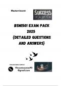 BSM1501 EXAM PACK 2025 + NOTES {DETAILED QUESTIONS AND ANSWERS}