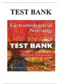 Complete test bank for gerontological nursing, 10th edition by eliopoulos (wolters kluwer 9781975161002-isbn) All chapters are included.