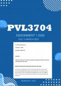 PVL3704 Assignment 1 2025 - Due 13 March 2025