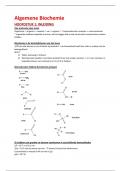 samenvatting algemene biochemie