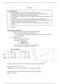 Class notes Lecture 10 Statistics 2/Statistiek 2 (P_BSTATIS_2) 