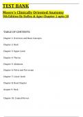 Test Bank for Moores_Clinically Oriented Anatomy 9th All_Chapters 1 to 10 correct 2025