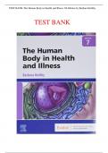 The Human Body in Health and Illness 7th Edition Test Bank by Barbara Herlihy