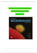 TEST BANK FOR PRESCOTT'S MICROBIOLOGY 12TH EDITION BY JOANNE WILLEY AND SANDMAN ALL CHAPTERS 1-42 FULLY COVERED QUESTIONS AND ANSWERS GRADED A+ |LATEST UPDATE| |2025-26|