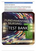 COMPLETE TEST BANK FOR _ FUNDAMENTALS OF NURSING 9TH EDITION BY PATRICIA A. POTTER RN MSN PHD FAAN ANNE G. PERRY RN MSN EDD FAAN (BY FAAN 2016) ||ALL CHAPTERS {01 – 50} WITH 7 UNITS ||VERIFIED ANSWERS || 978-0323327404 COMPLETE GUIDE||GURANTEE PASS GRADE 