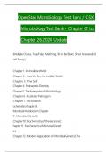 OPENSTAX MICROBIOLOGY TEST BANK OpenStax Microbiology THIS TEST BANK COVERS ALL CHAPTERS 1-26 OF THE BOOK