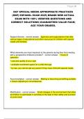 DCF SPECIAL NEEDS APPROPRIATE PRACTICES  (SNP) ESPANOL EXAM 2025| BRAND NEW ACTUAL  EXAM WITH 100% VERIFIED QUESTIONS AND  CORRECT SOLUTIONS| GUARANTEED VALUE PACK|  ACE YOUR GRADES.