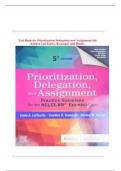 Test Bank for Prioritization Delegation and Assignment 5th Edition LaCharity, Kumagai, and Hosler