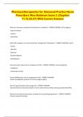 Pharmacotherapeutics for Advanced Practice Nurse Prescribers Woo Robinson Exam 2 (Chapters 11,12,30,37) With Correct Answers