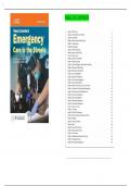 TEST BANK - Nancy Caroline’s Emergency Care in the Streets, 9th Edition by Nancy Caroline Chapters 1 - 53 | All Chapters