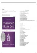 	 Test Bank- Gynecologic healthiness  Care with an Introduction to Prenatal and Postpartum Care Kerri Durnell Schuiling; Frances E. Likis 4th Edition