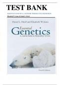 TEST BANK ESSENTIAL GENETICS: A GENOMIC PERSPECTIVE 4TH EDITION Elizabeth W. Jones & Daniel L. Hartl