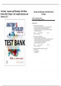 Test Bank - Anatomy and Physiology 11th Edition Patton 2025 Chapter 1-48, Complete Questions and Answers (A+).