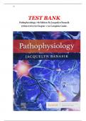 Test Bank For Pathophysiology 7th Edition By Jacquelyn Banasik 9780323761550 Chapter 1-54 Complete Guide.