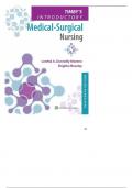 INTRODUCTORY MEDICAL-SURGICAL NURSING 13TH EDITION BY TIMBY SMITH TEST BANK ISBN-978-1975172237 Latest Verified Review 2023 Practice Questions and Answers for Exam Preparation, 100% Correct with Explanations, Highly Recommended, Download to Score A+