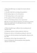 2024 Rio Salado BIO 202 Exam 1 Questions & Answers with Rationale