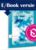 E-book: Basisboek Recht, druk 18   Auteur: O.A.P. van der Roest