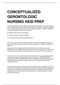 CONCEPTUALIZED  GERONTOLOGIC NURSING HESI PREP