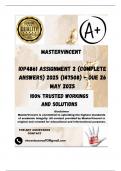 IOP4861 Assignment 2 (COMPLETE ANSWERS) 2025 (147508) - DUE 26 May 2025; 100% Correct solutions and explanations.[Three different essays provided}