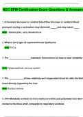 NCC EFM Certification Exam (Latest 2025 / 2026 Update) Questions and Verified Answers | 100% Correct | Grade A+